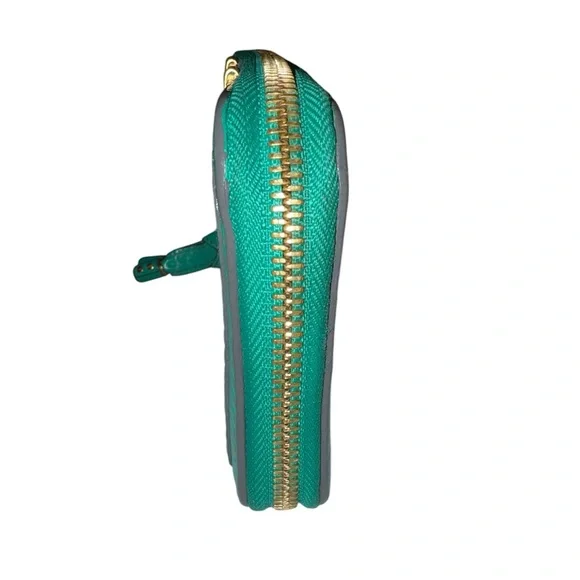 CHLOE Grained Calfskin Marcie Zip-Around Wallet - Green - Picture 8 of 8